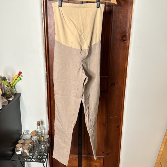 MOTHERHOOD MATERNITY The Maia Skinny Ankle Maternity Khaki Pants Size - Picture 6 of 9